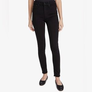 Rag & Bone Jeans Nina High Rise Skinny Black 25